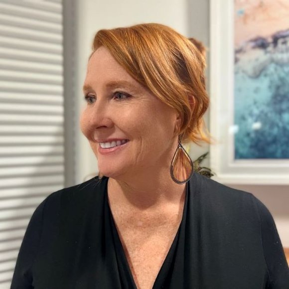 Multicolor Thread Teardrop Earrings - Picture 3 of 5